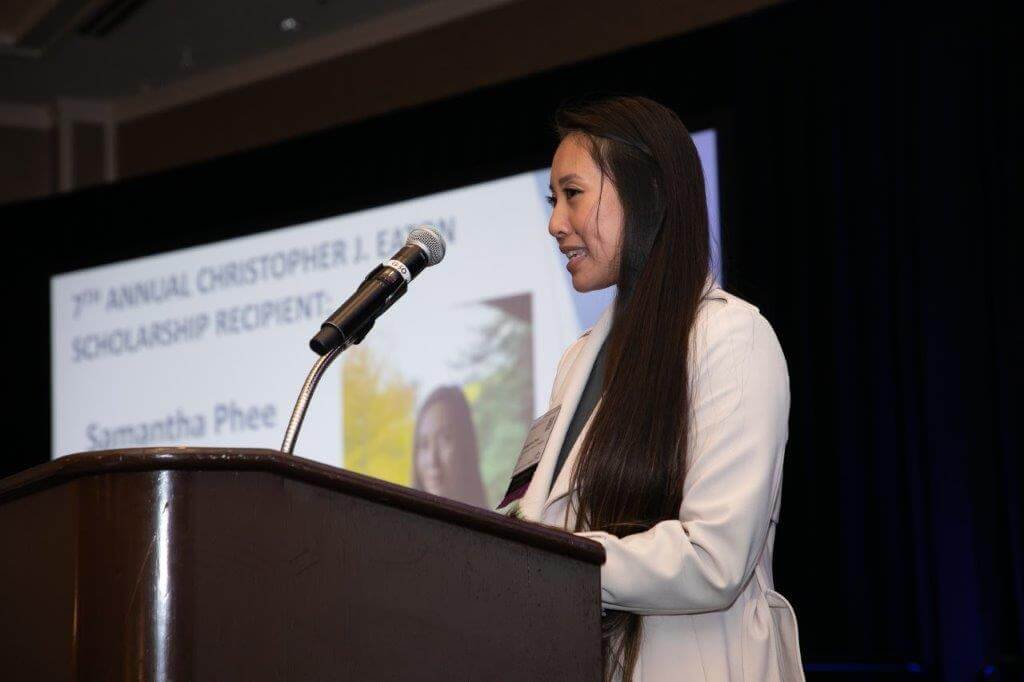 Samantha Phee, PTA Student, Speaks to ABHES Conference Attendees